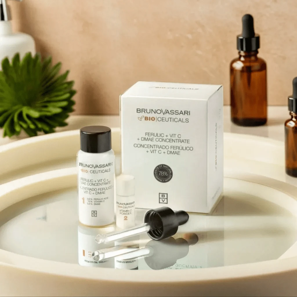 Bioceuticals. FERULIC + VIT C+ DEANOL CONCENTRATE - Bruno Vassari 4 Bioceuticals. FERULIC + VIT C+ DEANOL CONCENTRATE - Bruno Vassari - Imagen 4