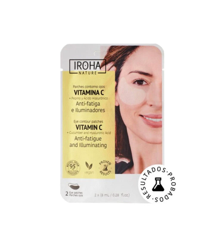 Parches De Ojos. Ojeras Y Bolsas Anti-fatiga Iluminadores - Iroha Nature