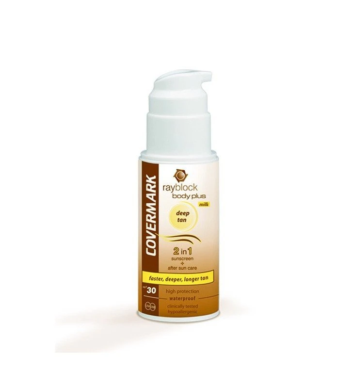 Rayblock. Body Plus Deep Tan Milk - COVERMARK 1 Rayblock. Body Plus Deep Tan Milk - COVERMARK